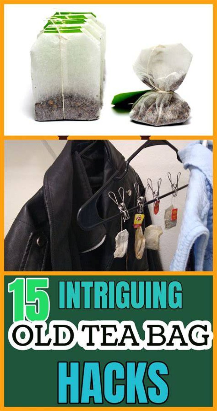 15 Amazing Old Tea Bags Uses And Hacks. Household hacks, Tea bag