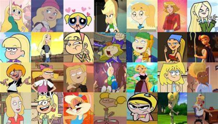 30+ Blonde Female Cartoon Characters SethGhillie