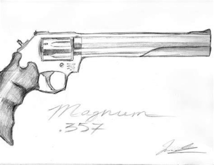 357 magnum Tattoo Drawings, Art Tattoo, 357 Magnum, Military Drawings