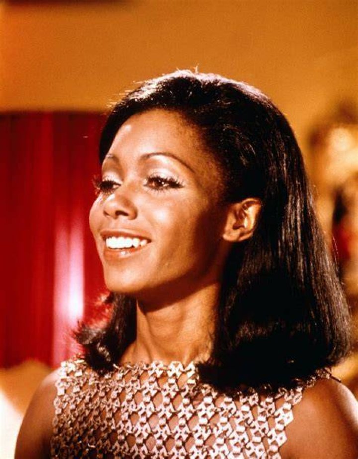Actress Judy Pace in 1970. Look at the collar! Vintage black glamour