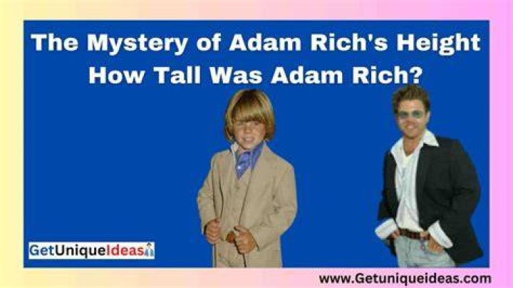 Adam Rich Height How Tall Is Eight Is Enough Star?