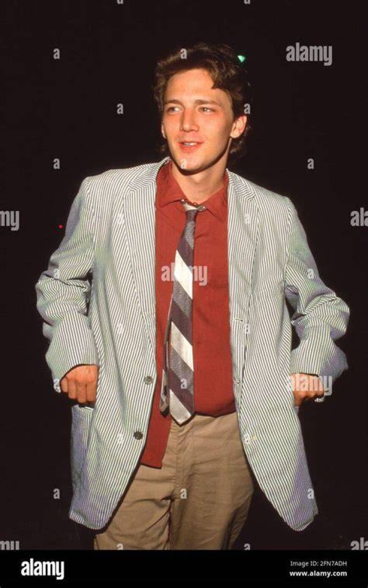 Andrew McCarthy 1985 Credit Ralph Dominguez/MediaPunch Stock Photo Alamy