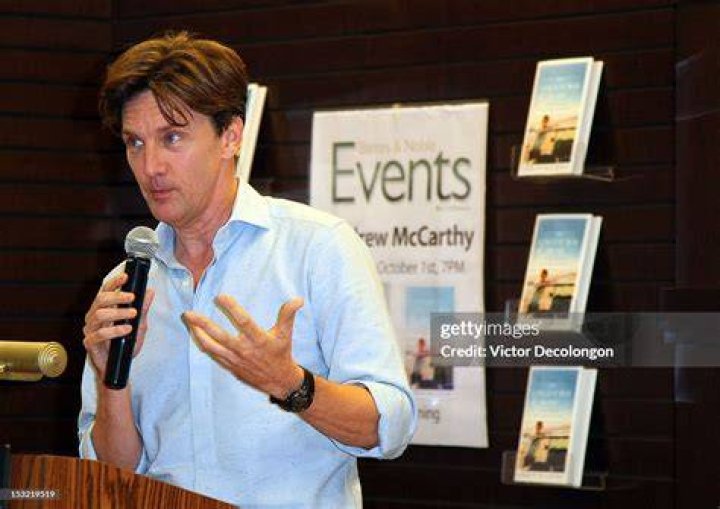 Andrew McCarthy signs copies of his book "The Longest Way Home" at