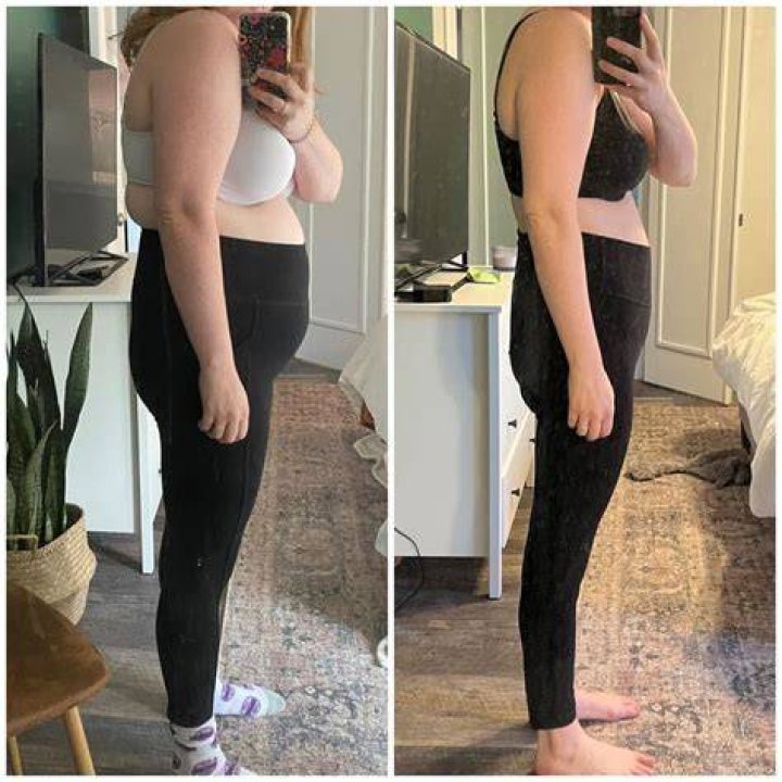 Before and After 32 lbs Weight Loss 5'9 Male 256 lbs to 224 lbs