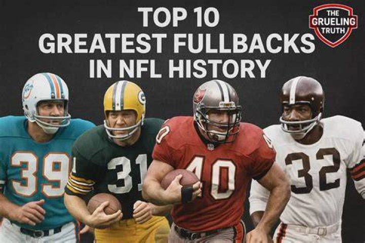 Best Fullbacks of All Time Top NFL Full Back List