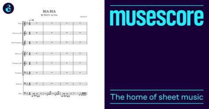 Bia Bia Sheet music for Trombone, Flute piccolo, Saxophone alto