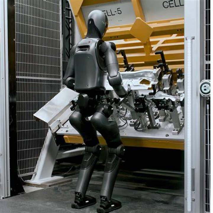 BMW humanoid factory robots