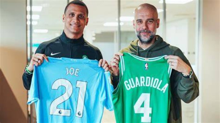 Celtics coach Mazzulla meets Guardiola and Man City players on visit during NBA&rsquo;s AllStar break