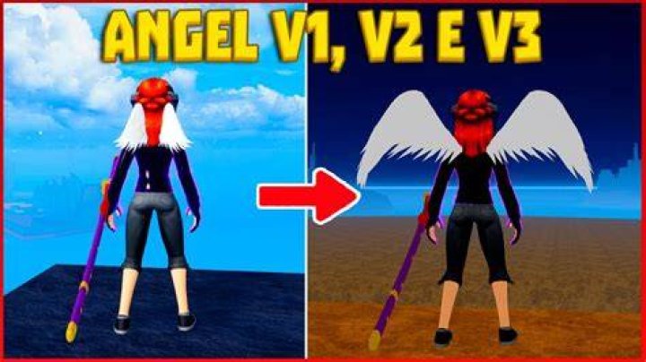 Como despertar f&aacute;cil RA&Ccedil;A ANGEL V1, V2 e V3 no Blox Fruits do Roblox
