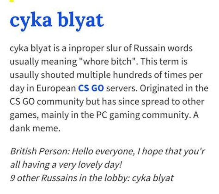 Cyka blyat 9GAG