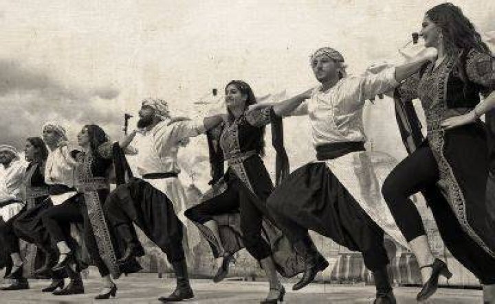 Dabke Dance Palestine House Young Palestinian men and women get the