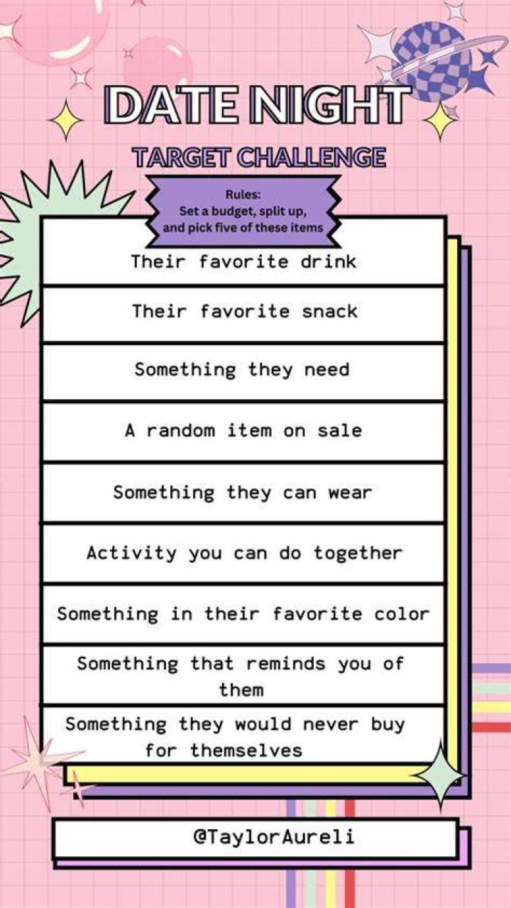 Date Night Challenge in 2023 Romantic date night ideas, Couple