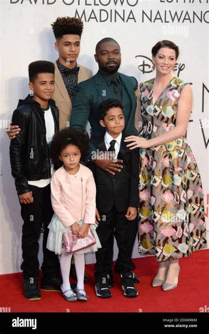 David Oyelowo and Family at Queen Of Katwe Screening 2016 POPSUGAR