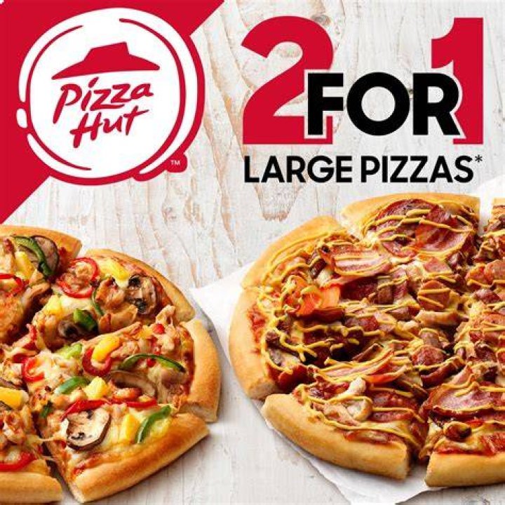 DEAL Pizza Hut Buy One Get One Free Pizzas on Tuesday (2 for