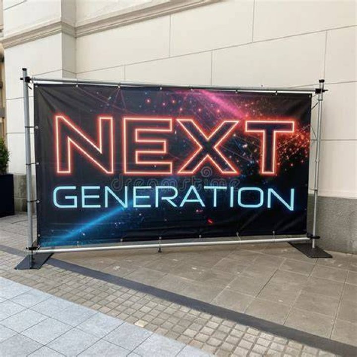 Delo Next Generation Banner Stand (Single sided) Chevron
