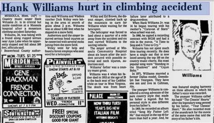 Did Hank Williams Jr fall down a mountain? What Happened to him 48