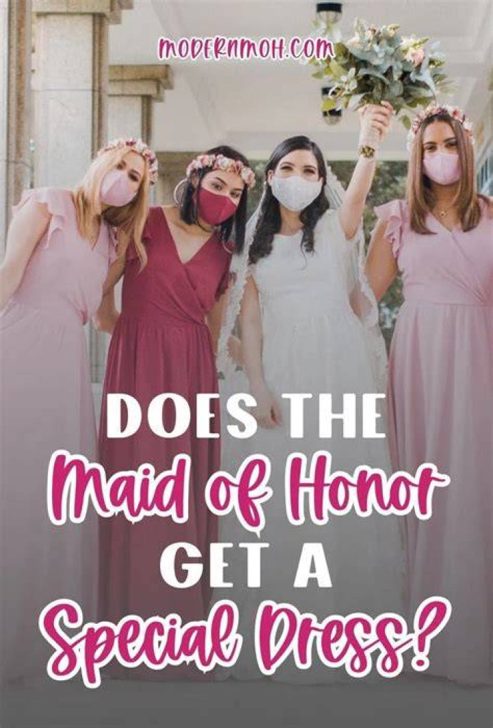 Does the maid of honor walk alone?