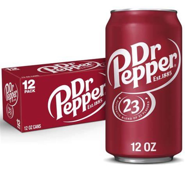 Dr Pepper Soda, 12 Fl Oz Cans, 12 Count
