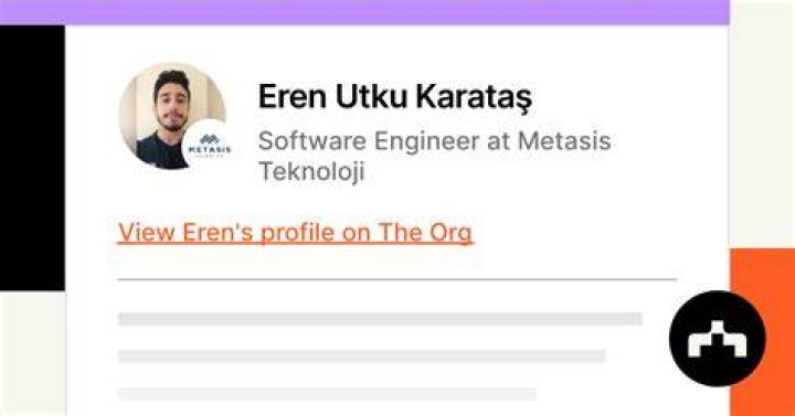 Eren San Software Engineer ANKA OTOMASYON LinkedIn