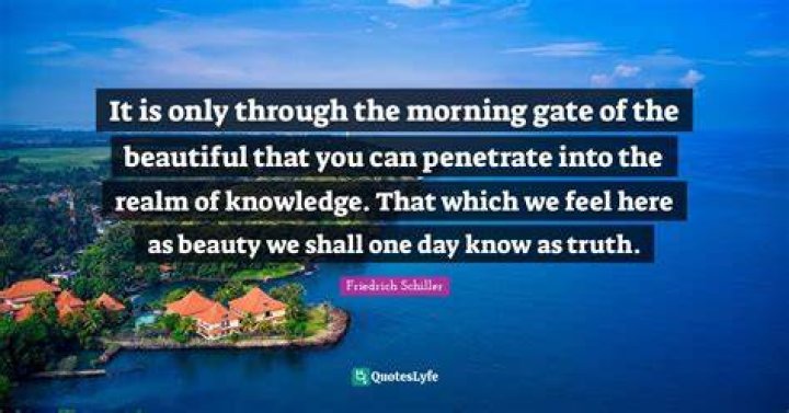 Friedrich Schiller Quote “A beautiful soul has no other merit than its