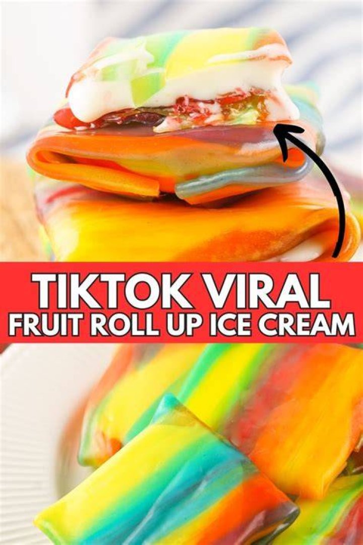 Fruit Roll Up Ice Cream Video Recipe The Feedfeed