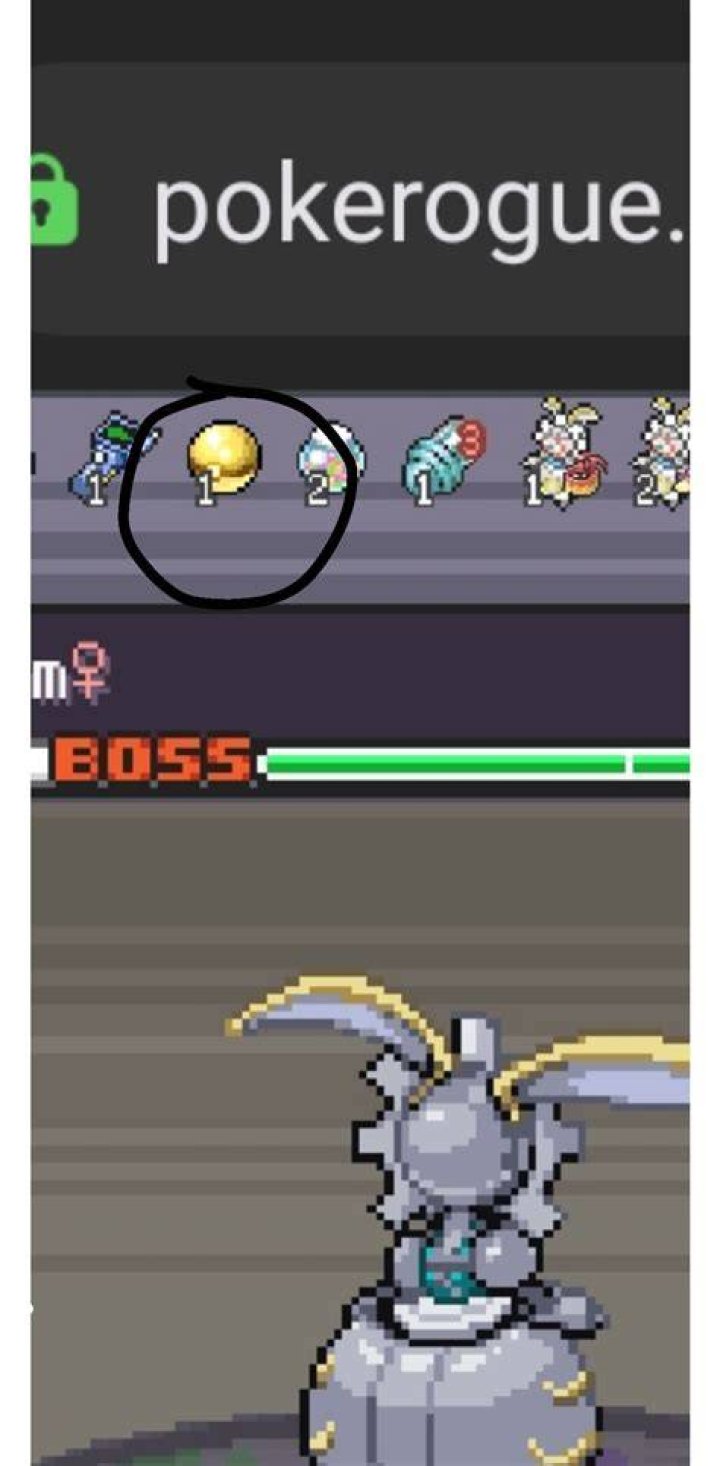 Golden Pokeballs r/pokerogue