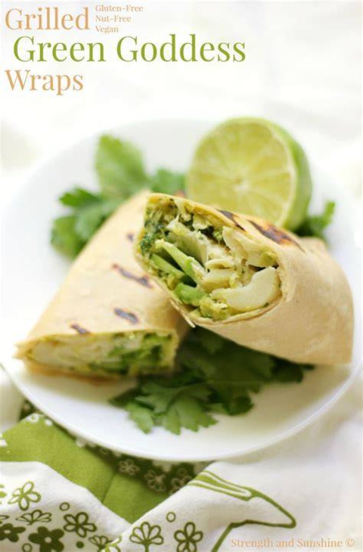 Grilled Green Goddess Wraps. No more boring lunches! These Grilled