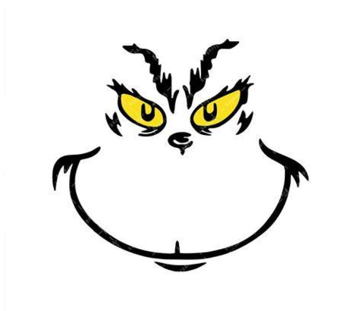 Grinch Face SVG, PNG, PDF, Grinch SVG, Christmas SVG For Cricut