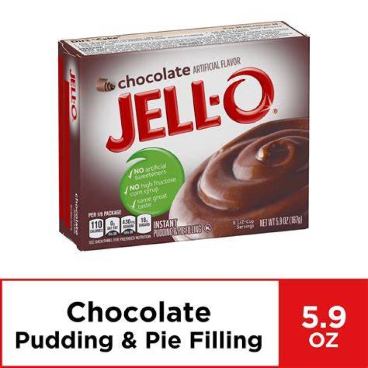 JellO Chocolate Instant Pudding Mix & Pie Filling, 3.9 oz. Box