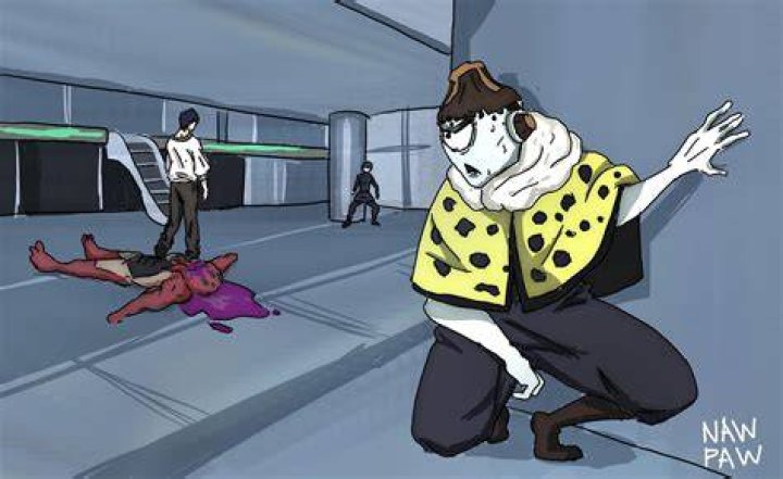 Jogo around the corner waiting for Toji to leave [Art by Me] r
