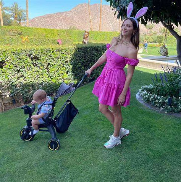 Katharine McPhee Marks Easter with Husband David Foster and Son Rennie