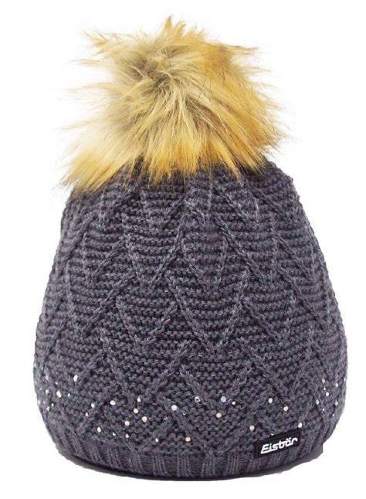 Ladies Eisbar Isabella Lux Crystal Pompom Hats Buy at Specs4Sports UK