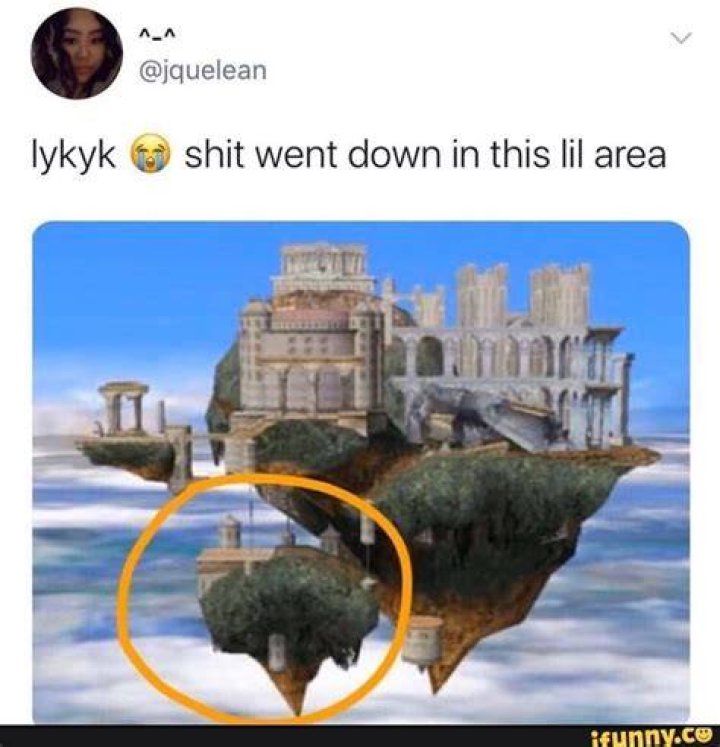 Lykyk 65 shit went down in this lil area iFunny