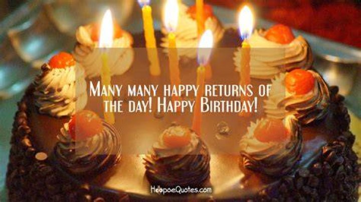 MANY HAPPY RETURNS Birthday, Happy birthday greetings, Happy birthday