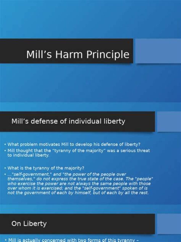 Mill&rsquo;s Harm Principle There It Is . org