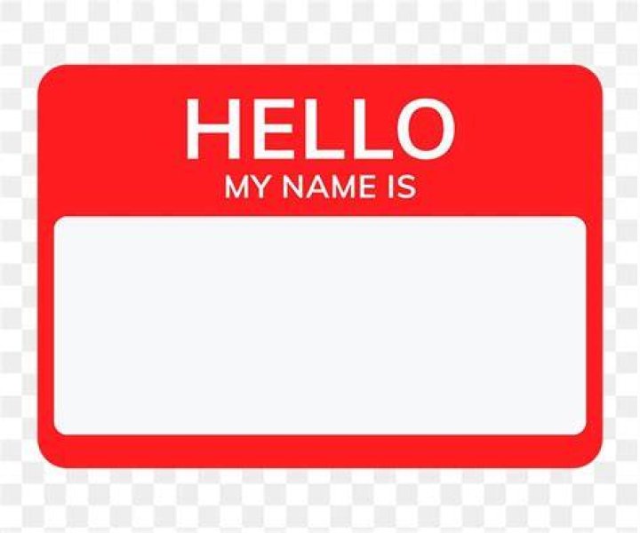 Name Tag Sticker PNG Picture, Cute Name Tag With Cactus Hand Drawn For