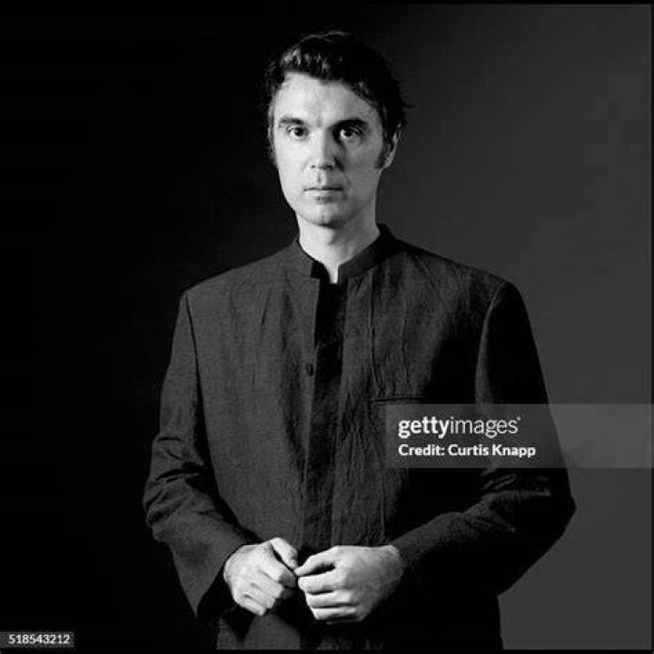 News Photo Musician David Byrne of Talking Heads and wife... David