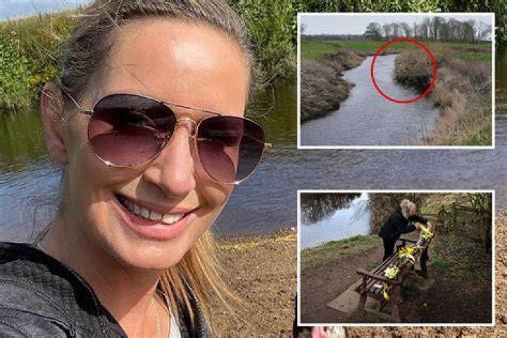 Nicola Bulley Divers searching river and helicopter circling near where mum of two went missing