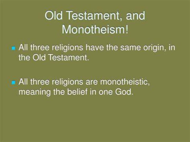 Old Testament Monotheism The Usage and Meaning of Elohim