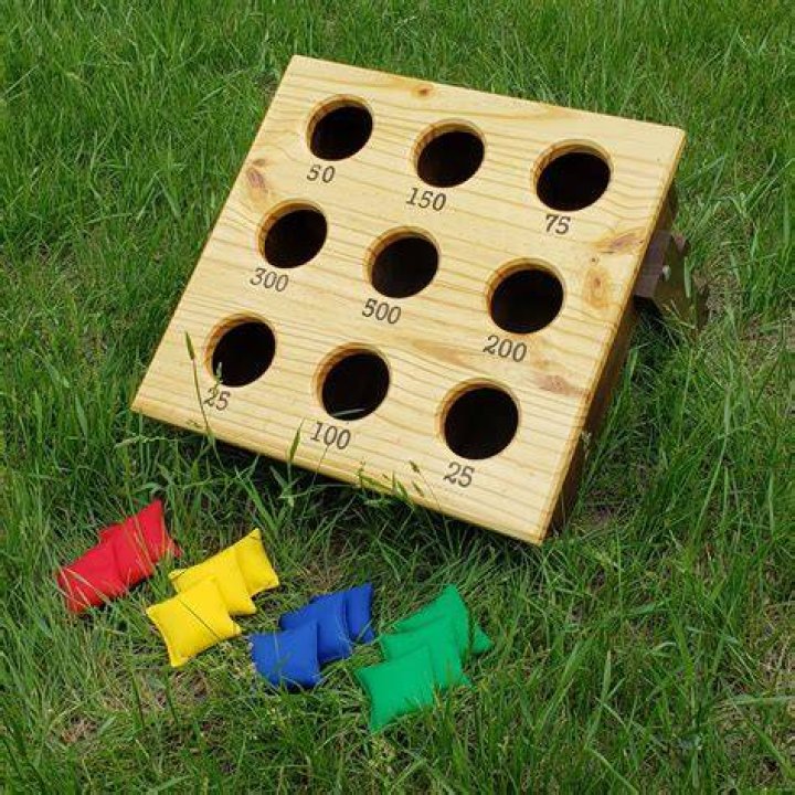 Outdoor Bean Bag Toss Game Set Cornhole Tossing Kuwait Ubuy