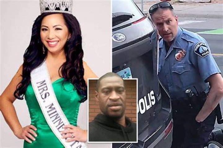 Pageantwinner wife of cop charged with murdering Floyd &lsquo;was
