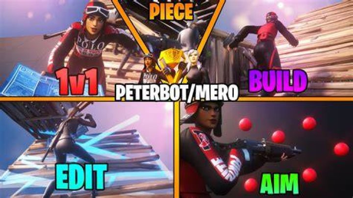 Peterbot x Mero Aim Edit Piece Practice [ bluii ] Fortnite Creative