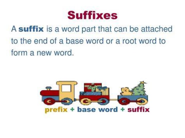 PPT Suffixes PowerPoint Presentation, free download ID6092350