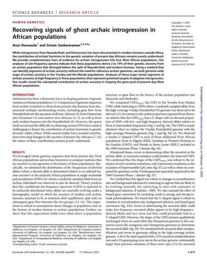 Recovering signals of ghost archaic introgression in African