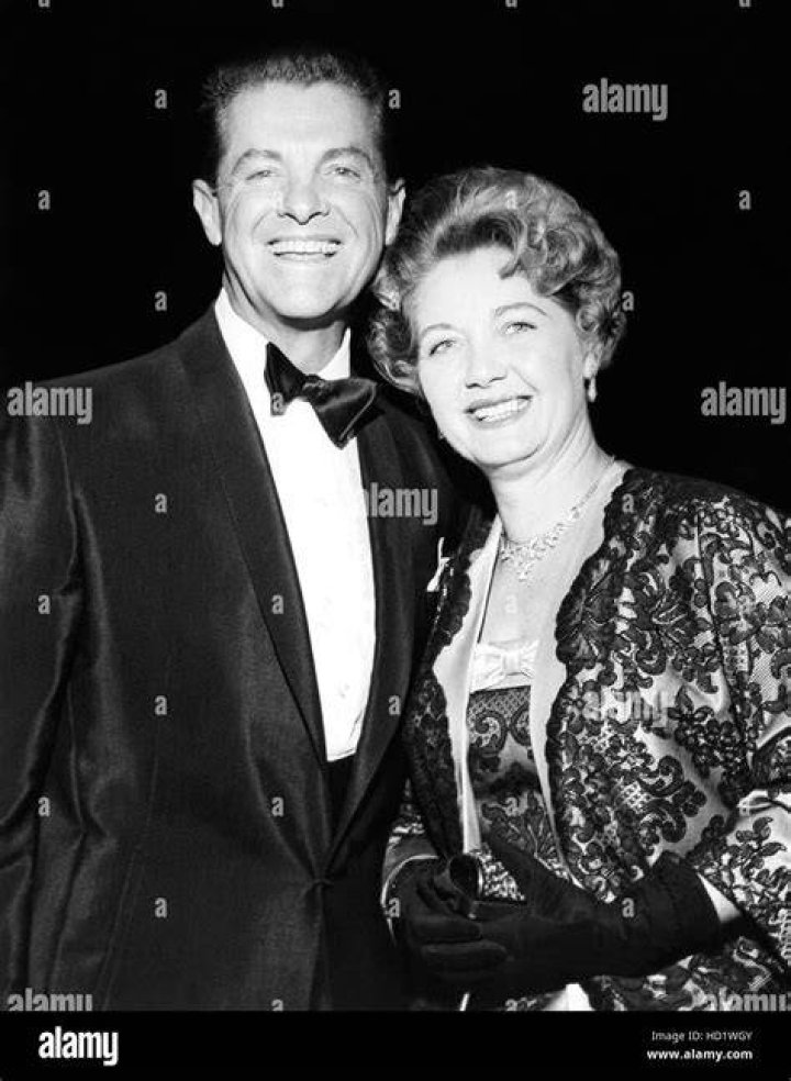 Robert Cummings, left, and his third wife, actress Mary Elliott, ca