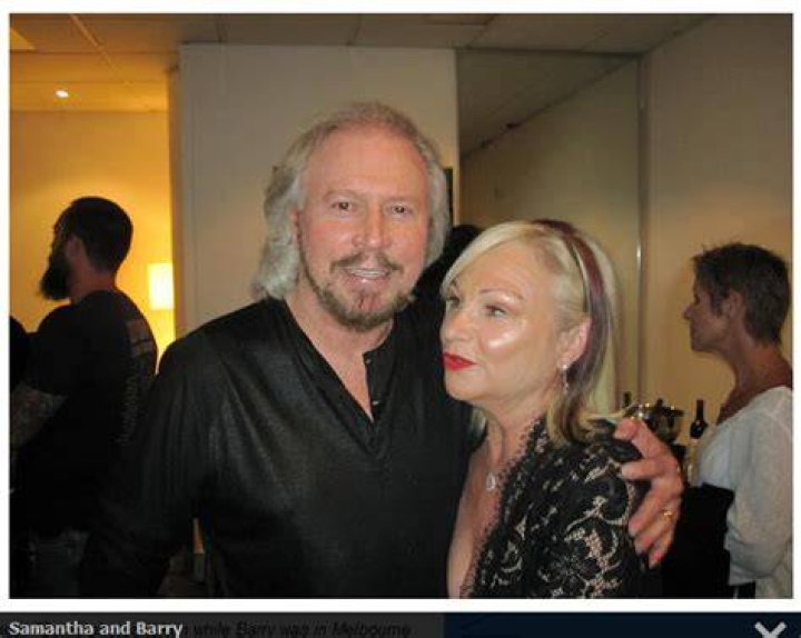 Samantha Sang with Stephen/eo Barry gibb, Famous faces, Steve