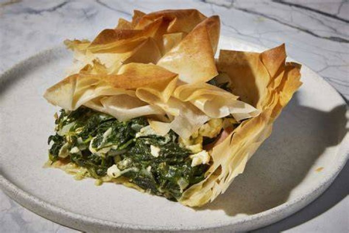 Savoury Leafy Greens Salty Pie on