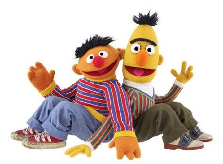Sesame Street Bert and Ernie With Duck png icons in Sesame Street SVG