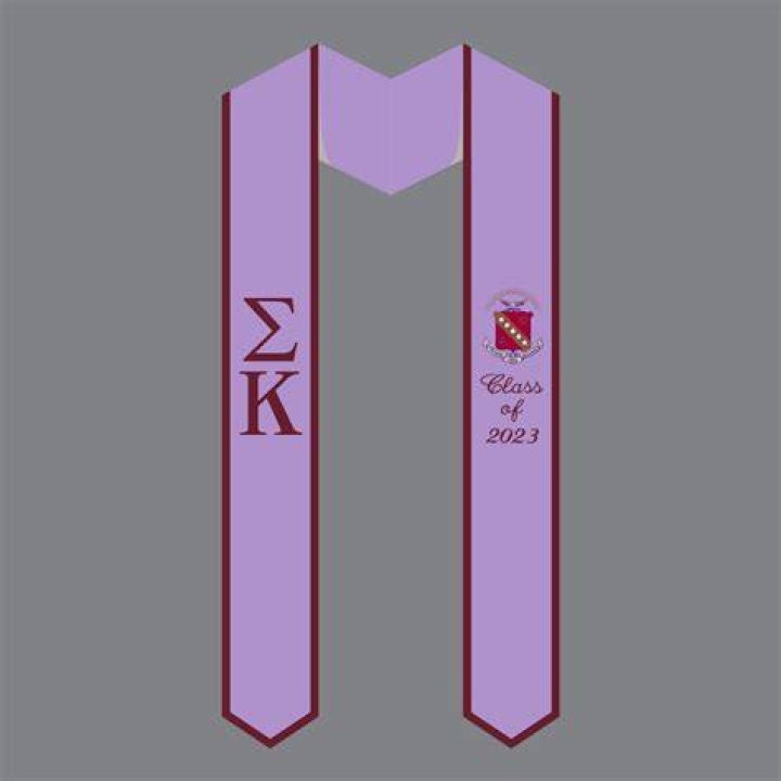 Sigma kappa stole graduation many stoles cords honors college