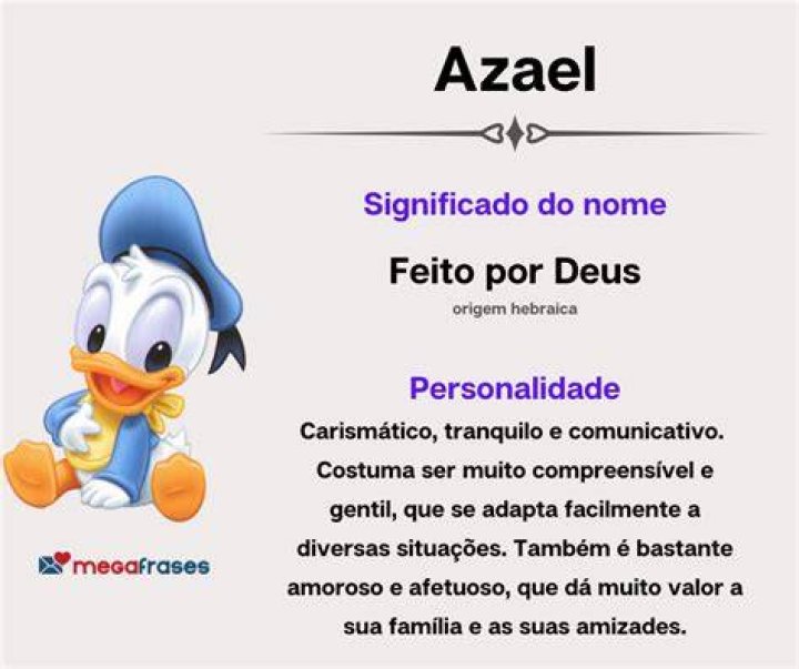 Significado do nome Azael Dicion&aacute;rio de Nomes Pr&oacute;prios